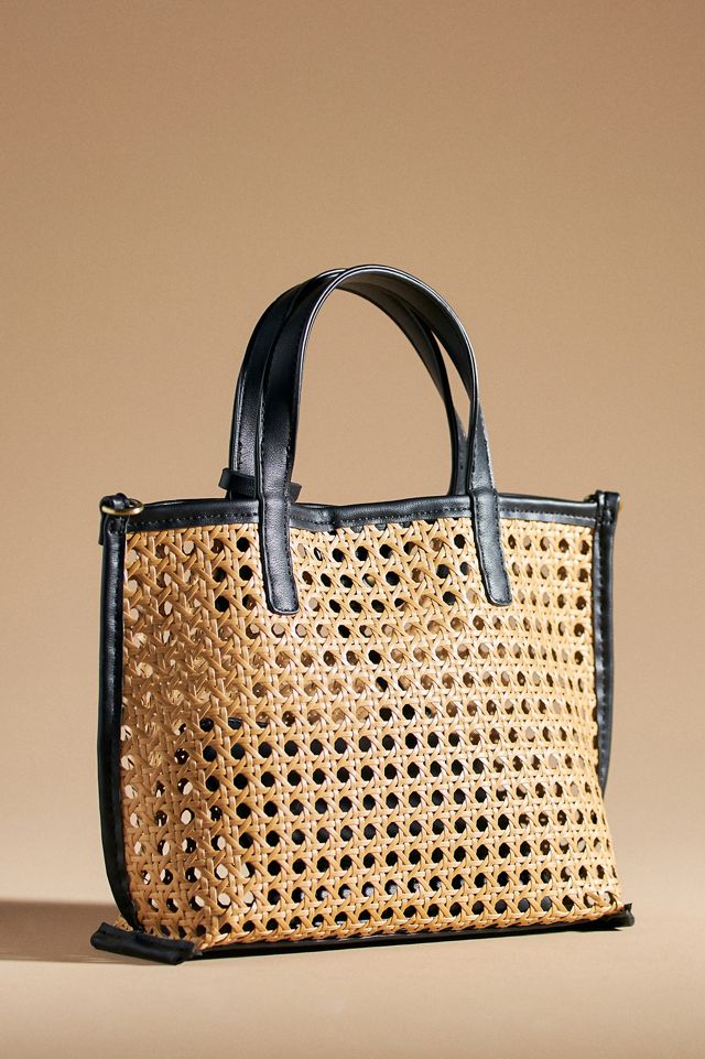 Rattan Mini Tote Bag #1