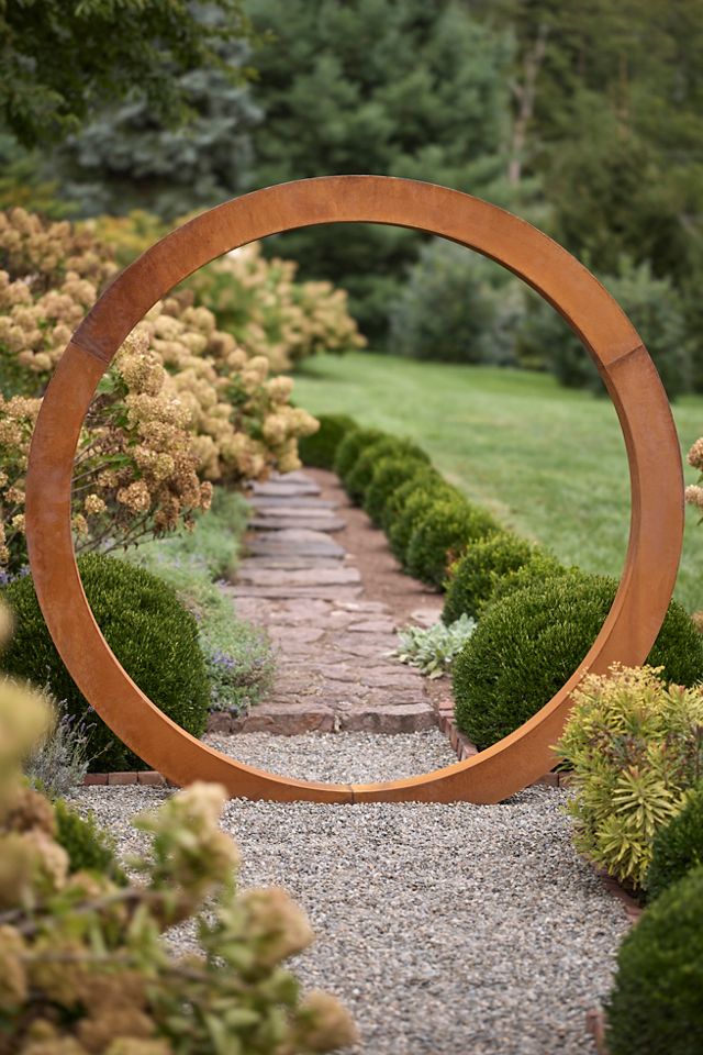 Weathering Steel Moon Gate #3