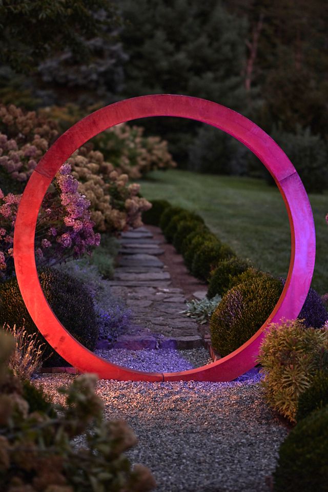 Weathering Steel Moon Gate #2