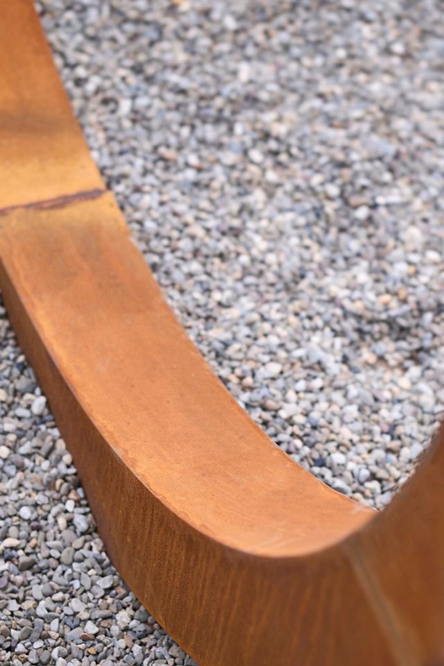 Weathering Steel Moon Gate #4