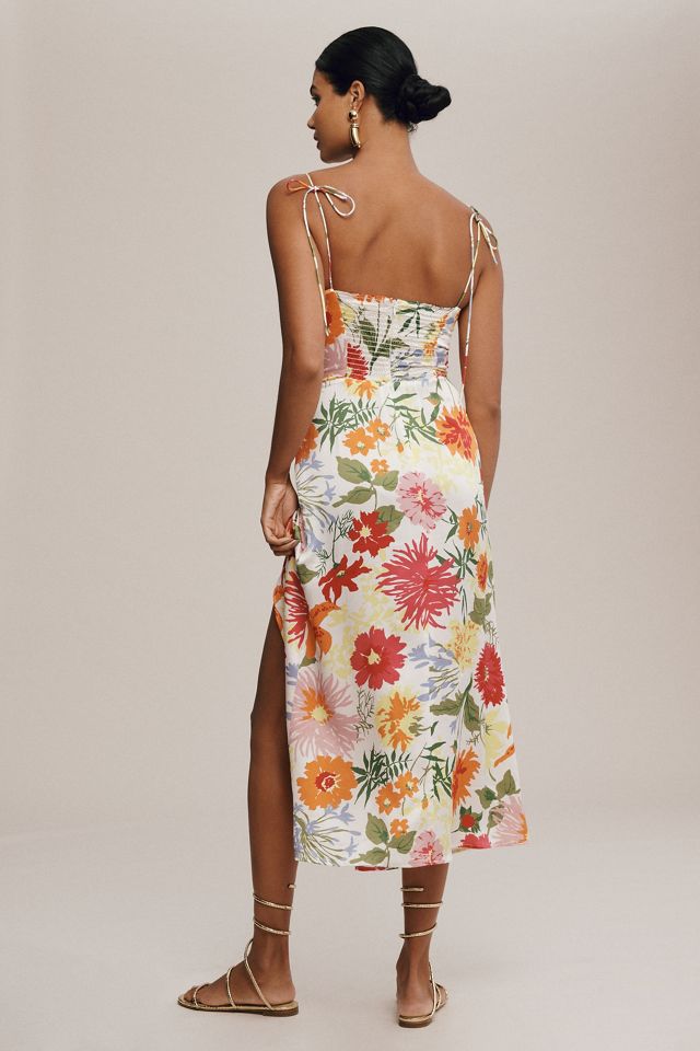 Reformation Marguerite Silk Dress #2