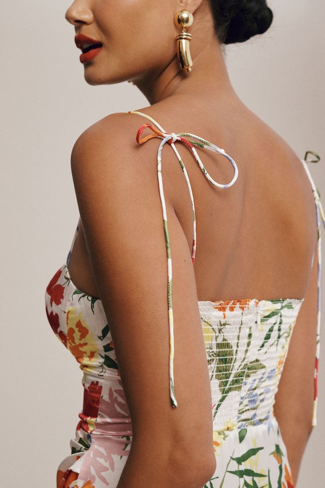 Reformation Marguerite Silk Dress #3