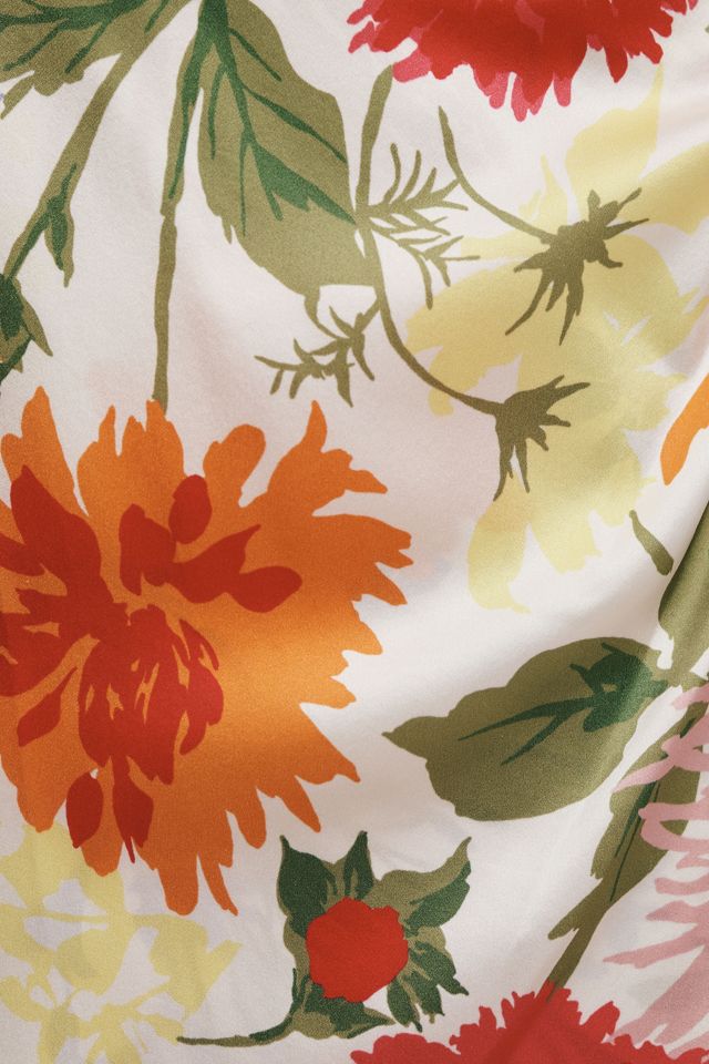 Reformation Marguerite Silk Dress #4