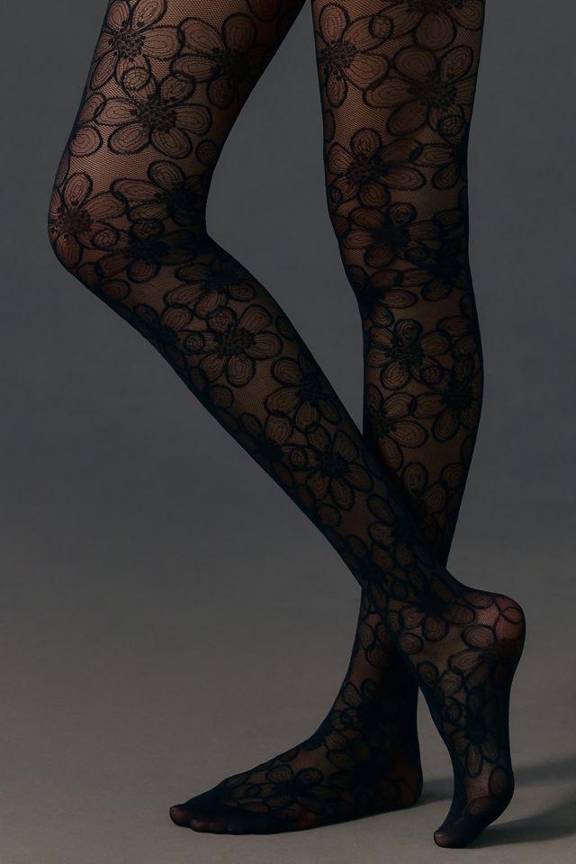 Swedish Stockings Maja Floral Patterned Tights — La Osa