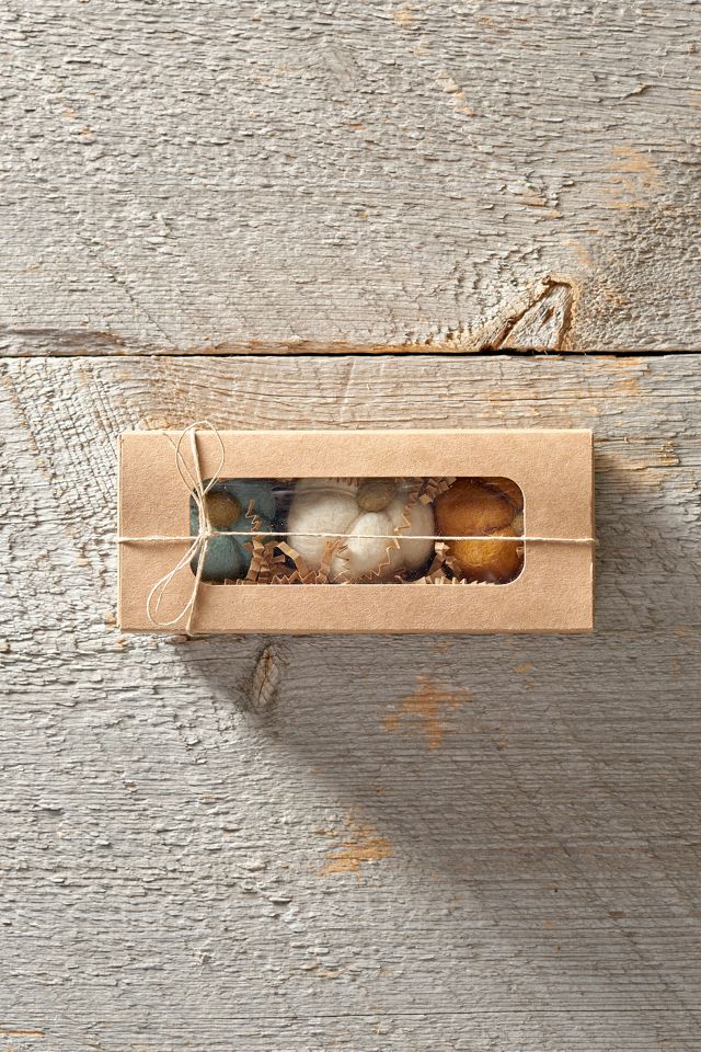 Pumpkin Harvest Felted Soaps, Set of 3 #1