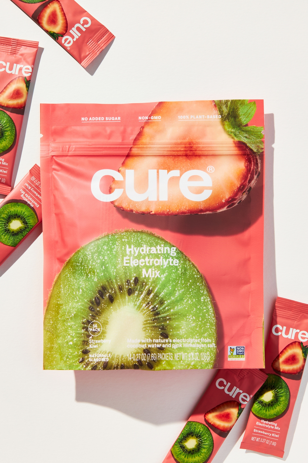 Cure Hydration Strawberry Kiwi Hydrating Electrolyte Drink Mix