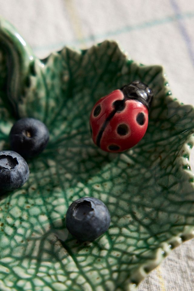 Ladybug Leafy Serving Dish #1
