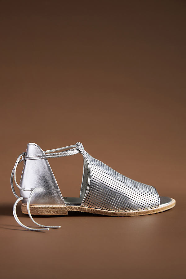Silent D Nuance Sandals In Silver