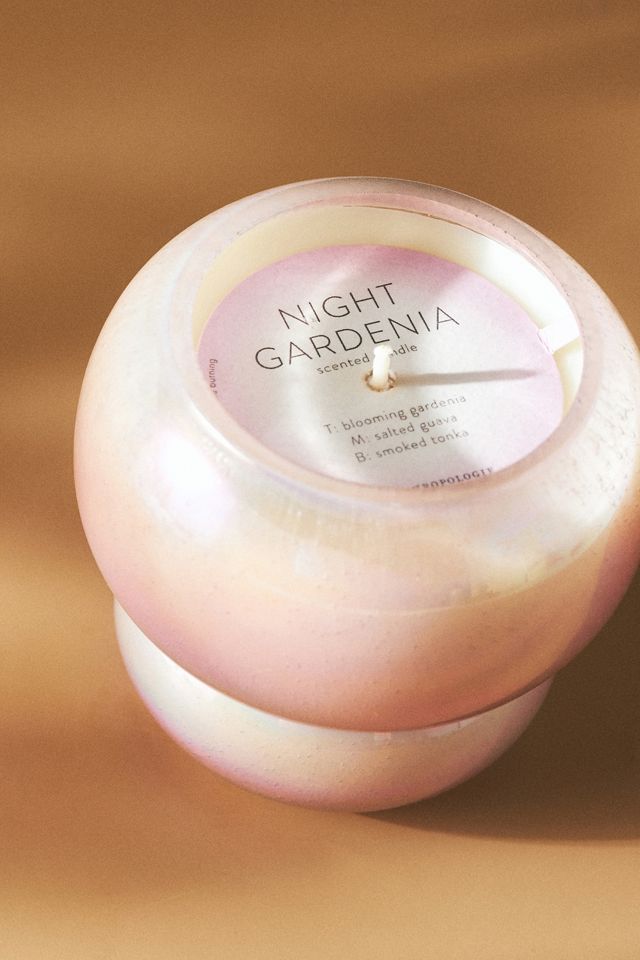 Mila Floral Night Gardenia Glass Candle #1