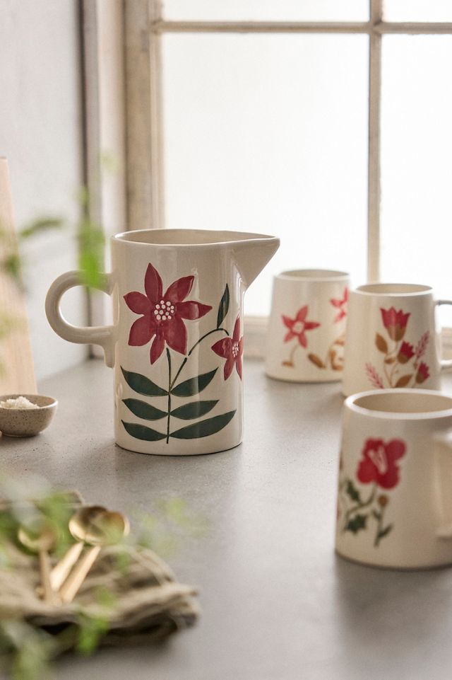 Floral Ceramic Mug #1