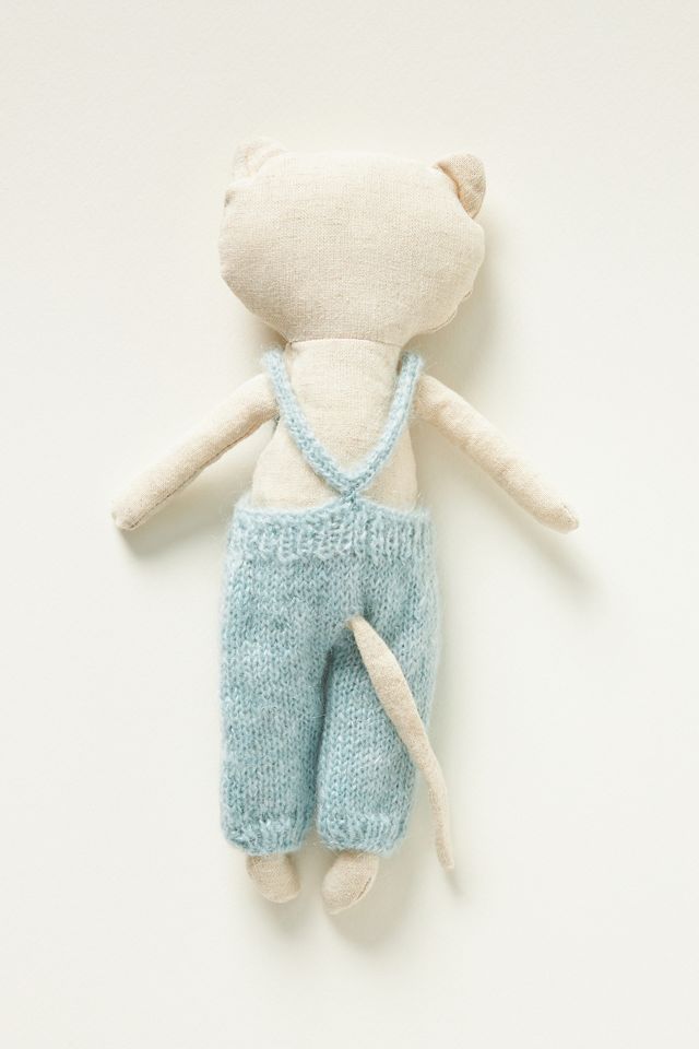 Kitten in Overalls Stuffed Animal #2