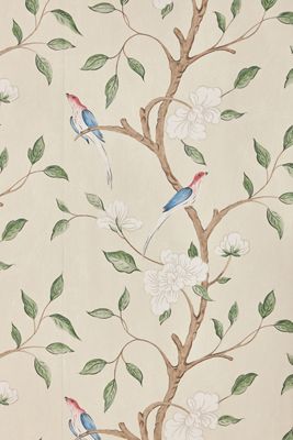 Eleonora Floral Jade Rose Wallpaper