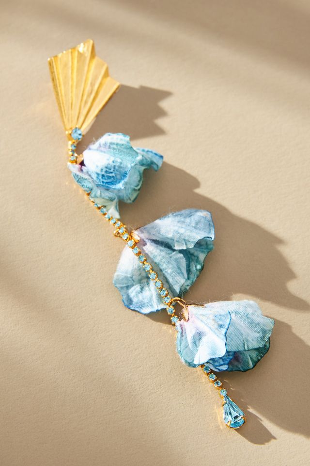 Lionette Antibes Floral Drop Earrings #1