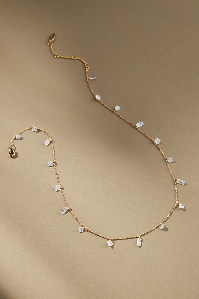CrystalCharm Chain Necklace Anthropologie