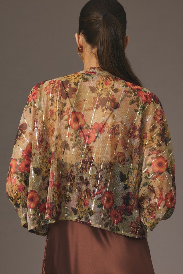 Shine Printed Kimono #1