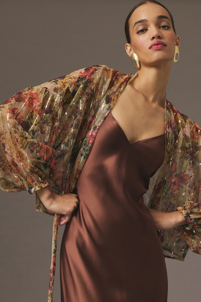 Shine Printed Kimono #3