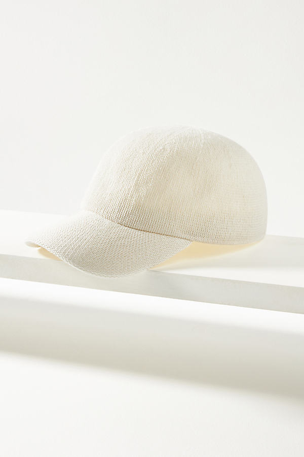 By Anthropologie Nubby Baseball Cap In White