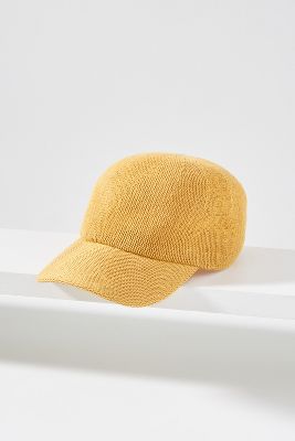 By Anthropologie Nubby Baseball Cap In Yellow