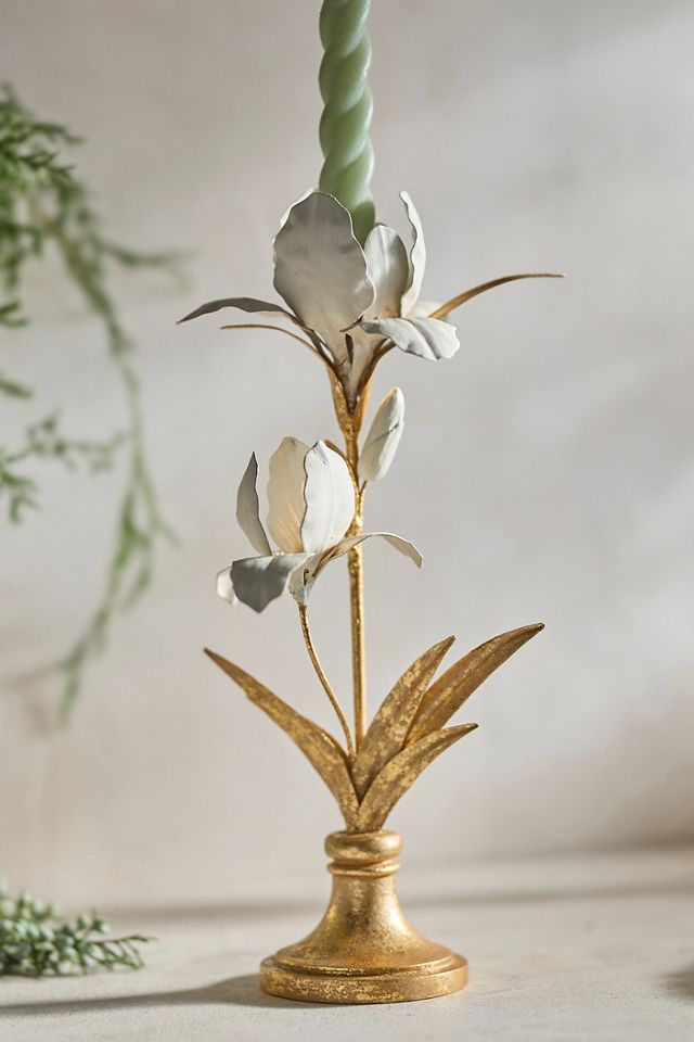 Iris Taper Candle Holder #2