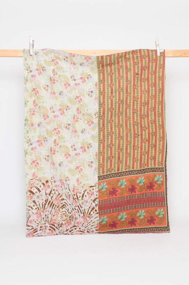 Anthropologie discount kantha quilt