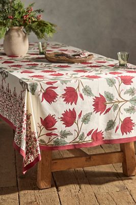 Flora Cotton Tablecloth