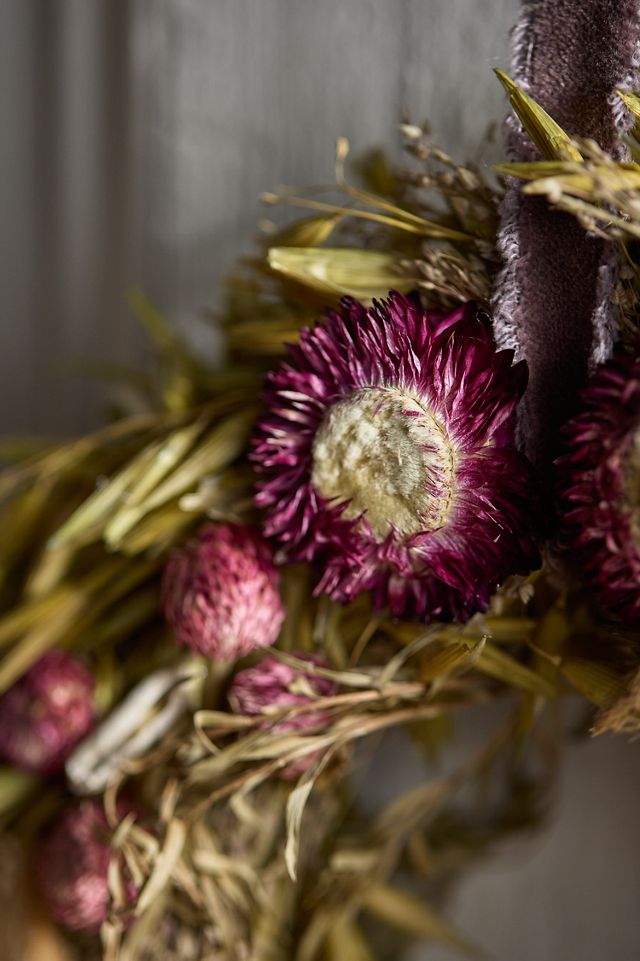 Dried Garden Wreath #1