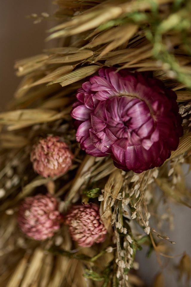 Dried Garden Wreath #2