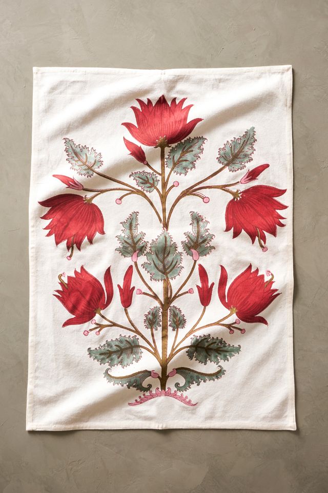 Flora Cotton Dish Towel #1