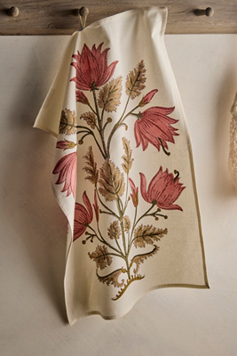 Flora Cotton Tea Towel
