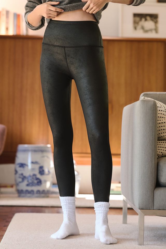 Beyond Yoga Leatherette High-Waisted Midi Leggings #1