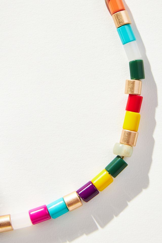 Multicolor Beaded Necklace #1