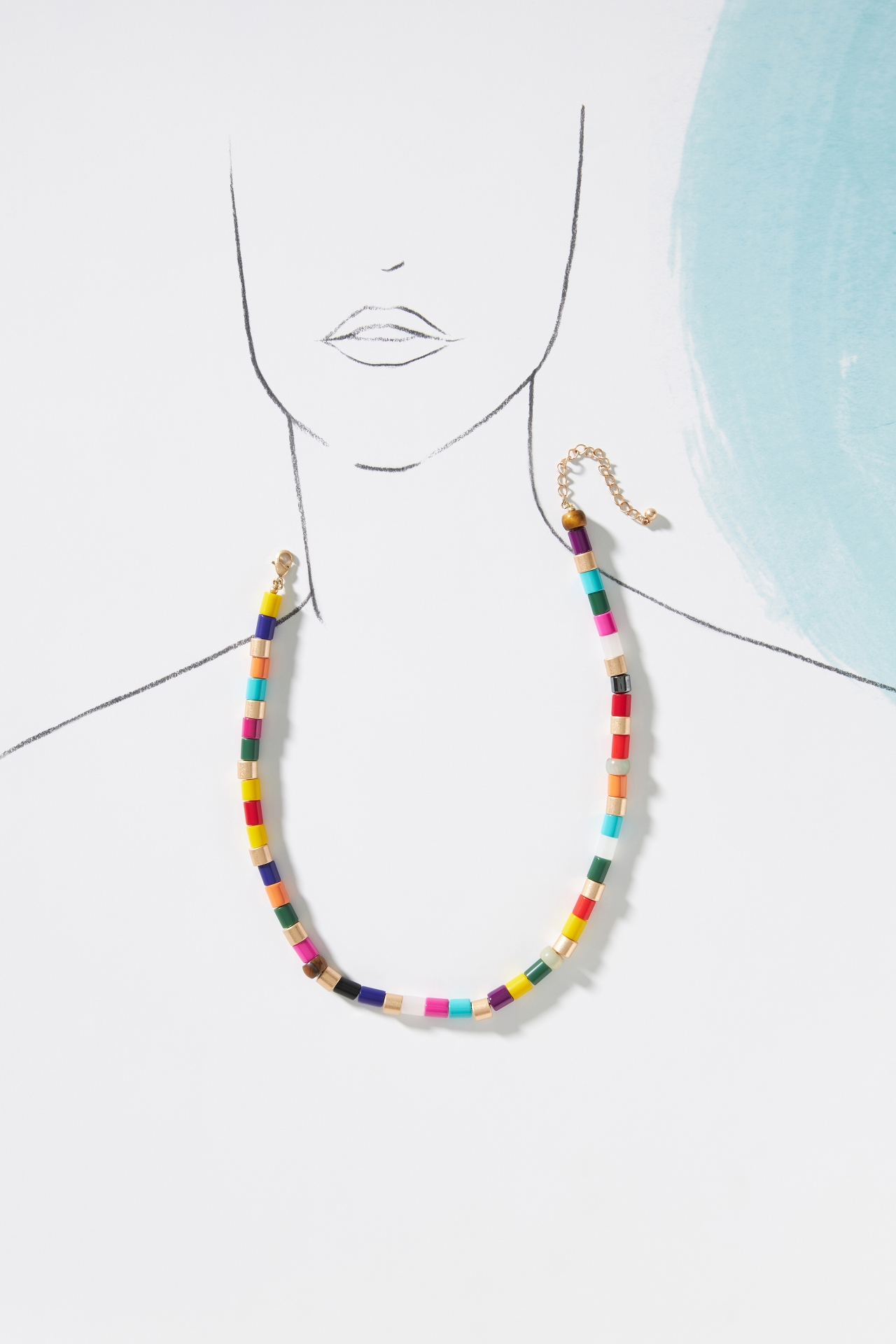 Multicolor Beaded Necklace