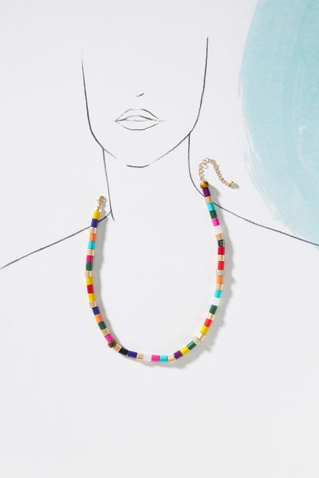 Multicolor Beaded Necklace #2