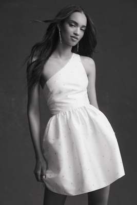 Sachin & Babi Elliana One-Shoulder Mini Dress