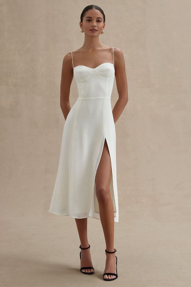 Reformation white outlet dress