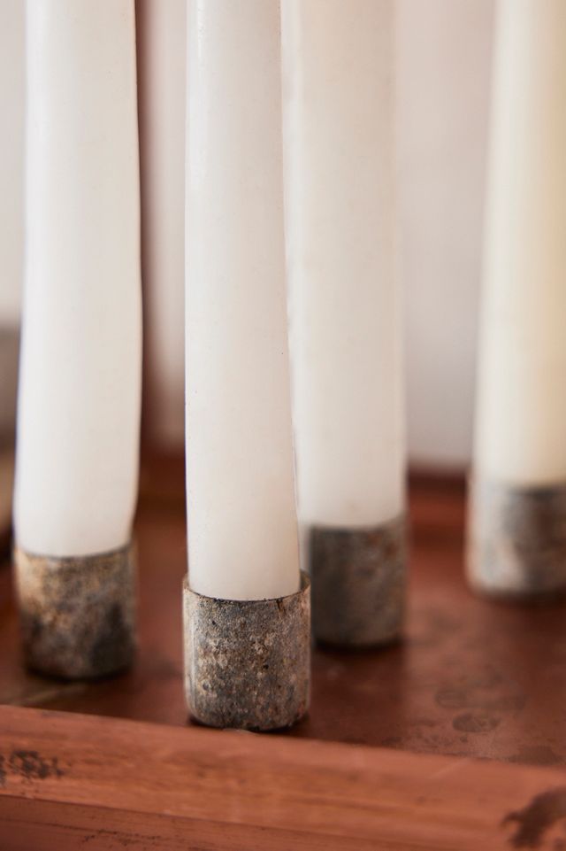 Magnetic Iron Taper Candle Cups with Tray, Set of 5 #2