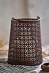 Perforated Iron Lantern with Handle #1