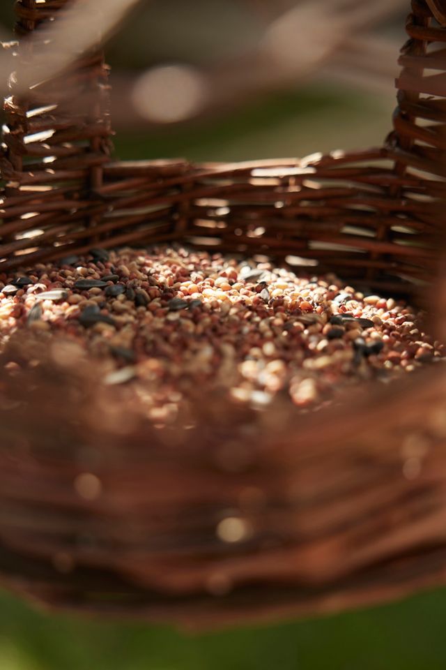 Willow Platform Bird Feeder #1