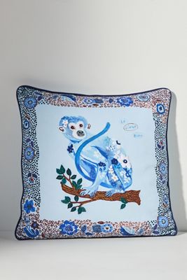 Nathalie Lete Embroidered Pillow