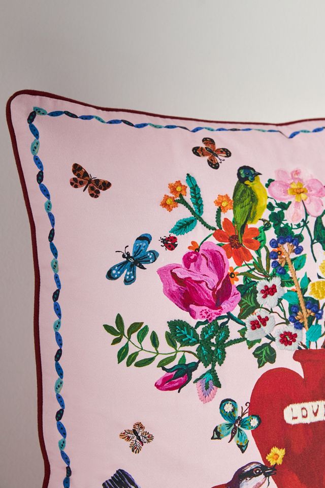 Nathalie Lété Embroidered Pillow