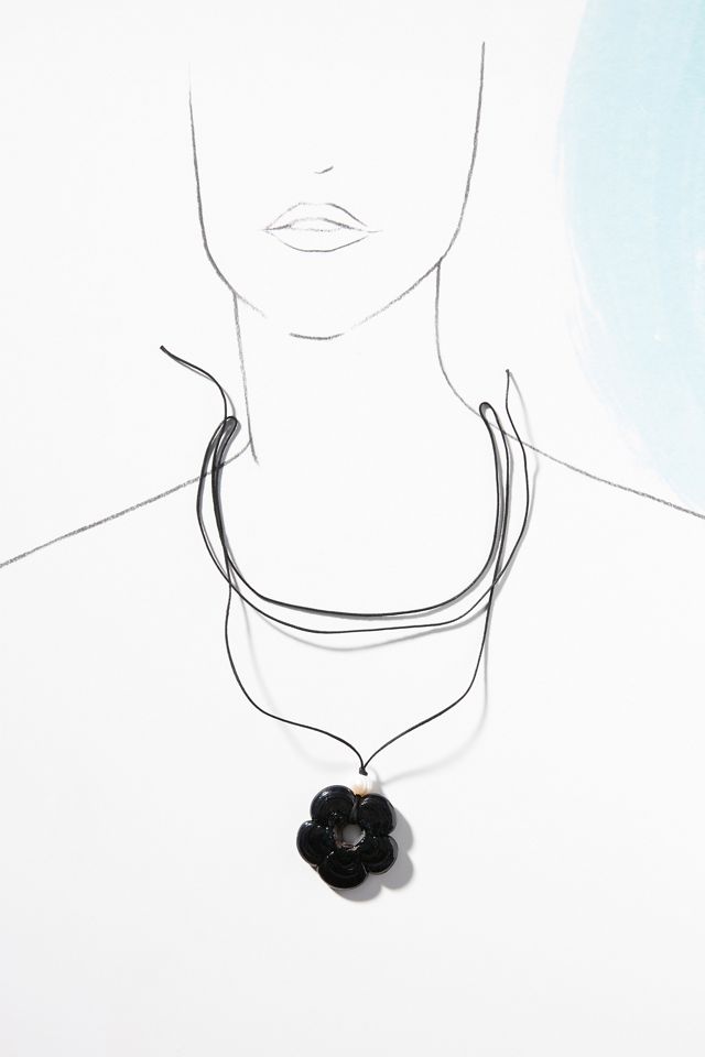 Frasier Sterling Floral Pendant Necklace #2