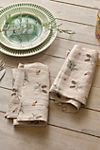 May We Fly Holly + Greens Linen Napkins, Set of 2
