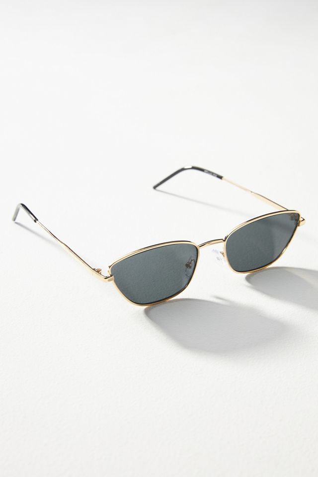 By Anthropologie Sleek Metal Cat-Eye Sunglasses #2