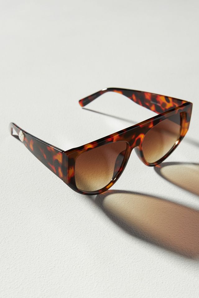 By Anthropologie Flat Shield Sunglasses #1
