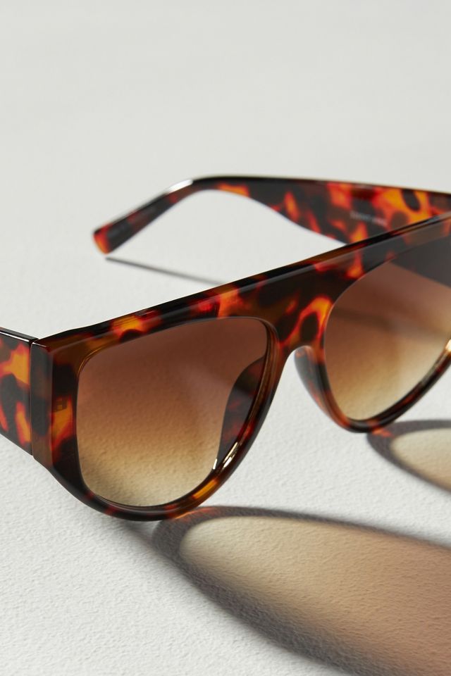 By Anthropologie Flat Shield Sunglasses #2