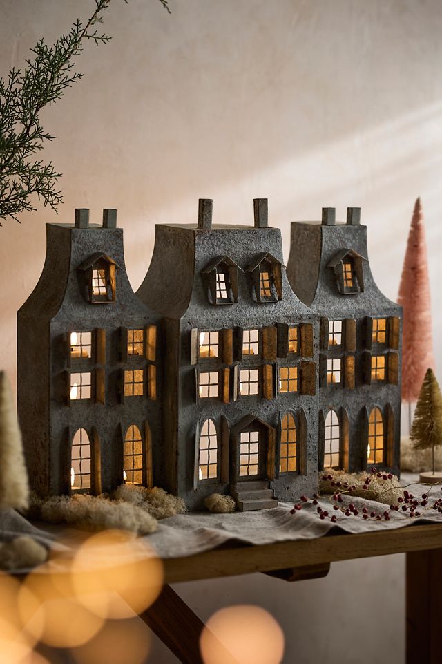 Concordville Zinc Chateau Tea Light Advent Calendar Terrain