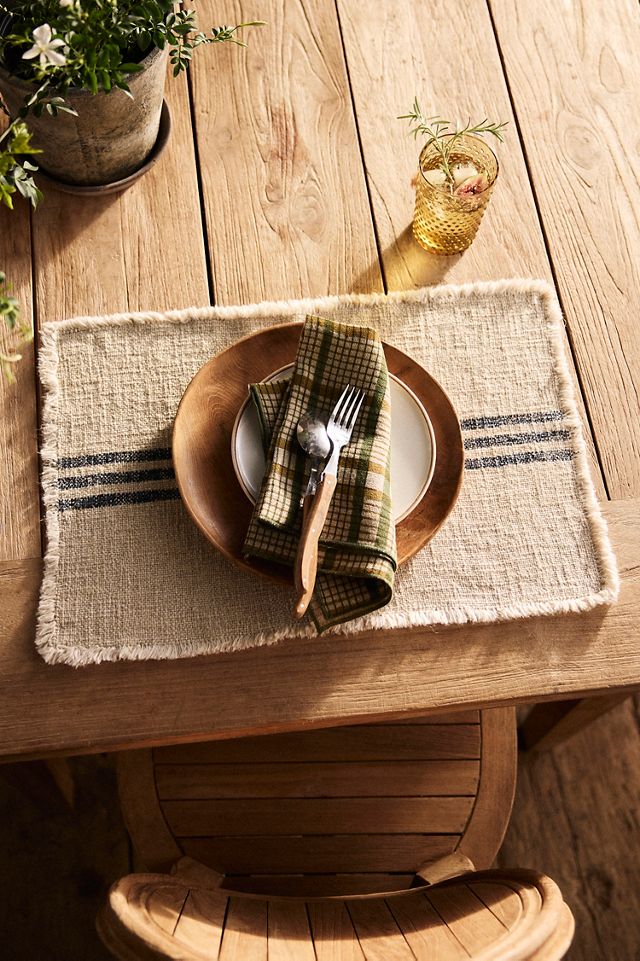 Yarn Dyed Stripe Placemats, Set of 4 #1