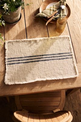 Yarn Dyed Stripe Placemats, Set of 4