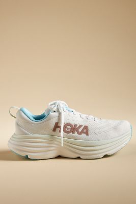 Shop Hoka Bondi 8 Sneakers In White