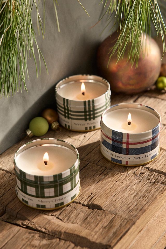 ILLUME Balsam & Cedar Candle Trio Gift Set